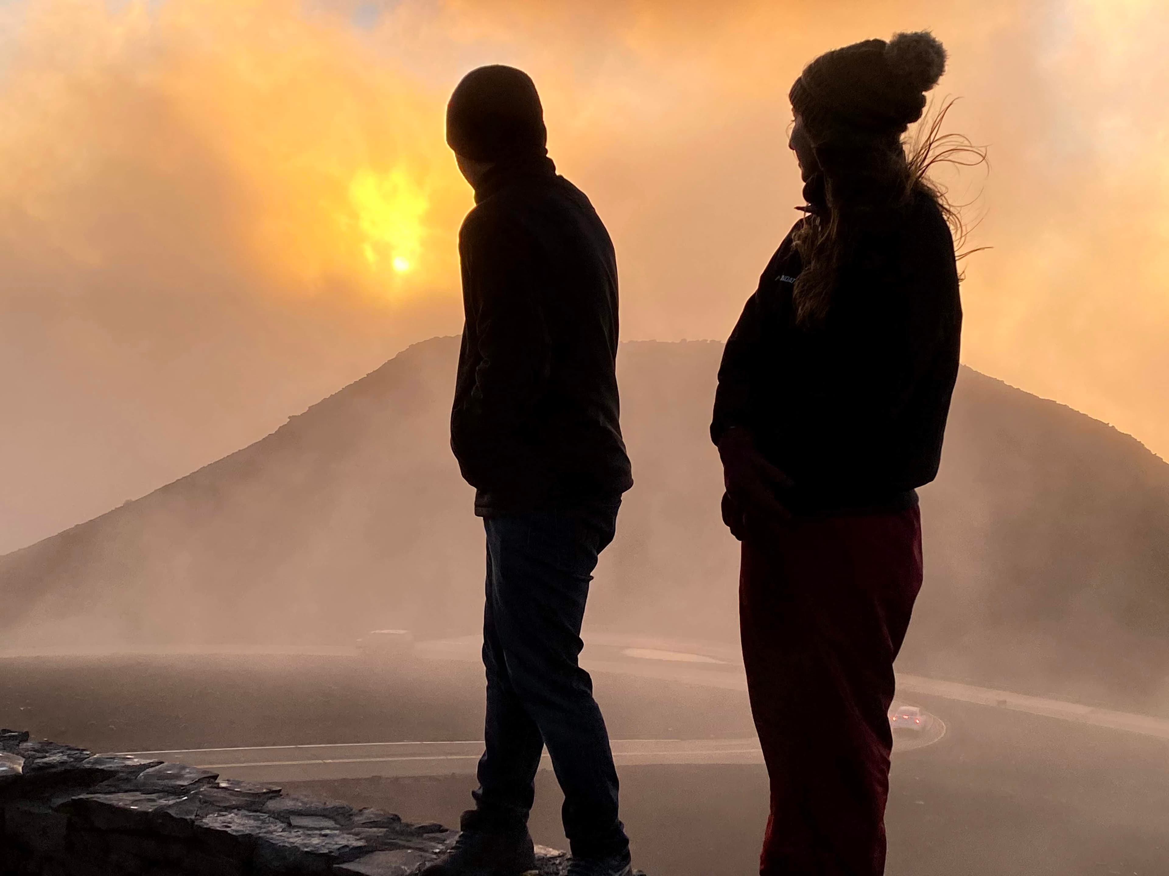 After sunrise on Haleakala